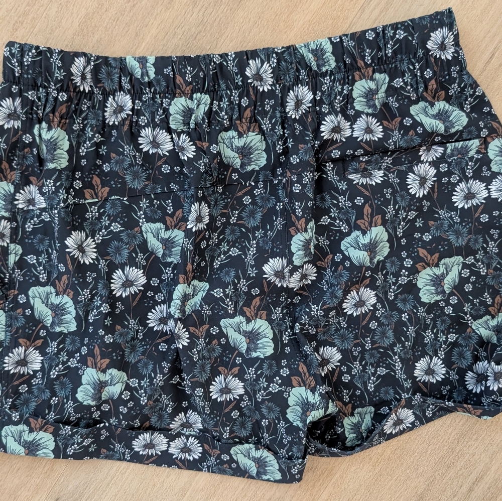 Kavu Tepic Black Floral Women's Athletic Shorts